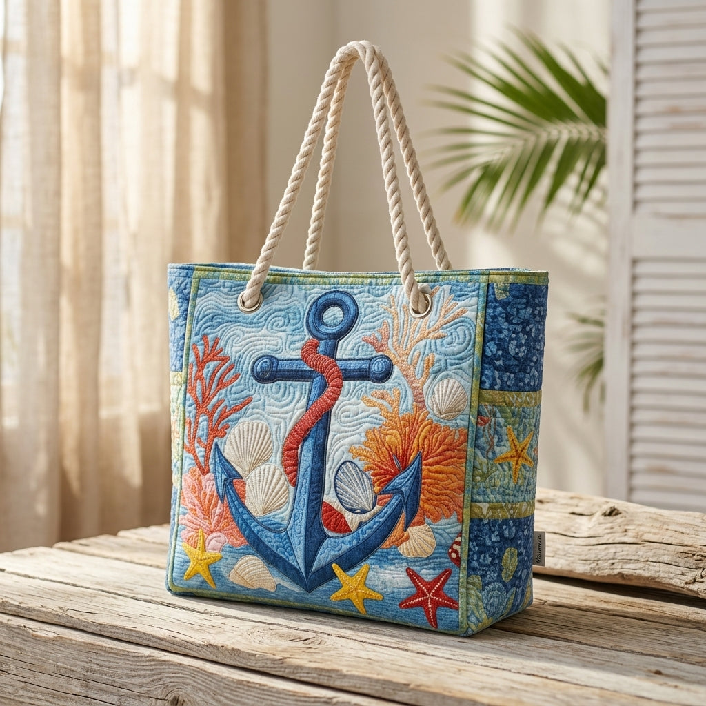 Strandtasche - Verankert am Kai