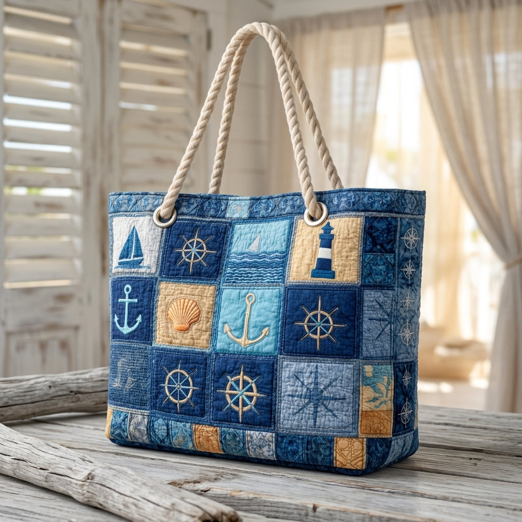Strandtasche - Blaue Horizonte