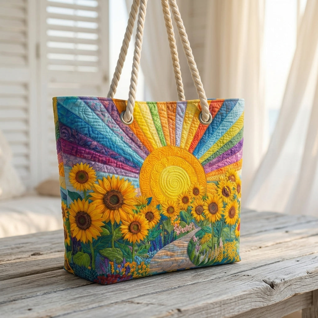 Strandtasche - Sonnenblumenfreude