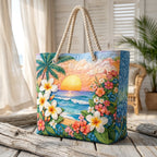 Strandtasche - Warme tropische Farben