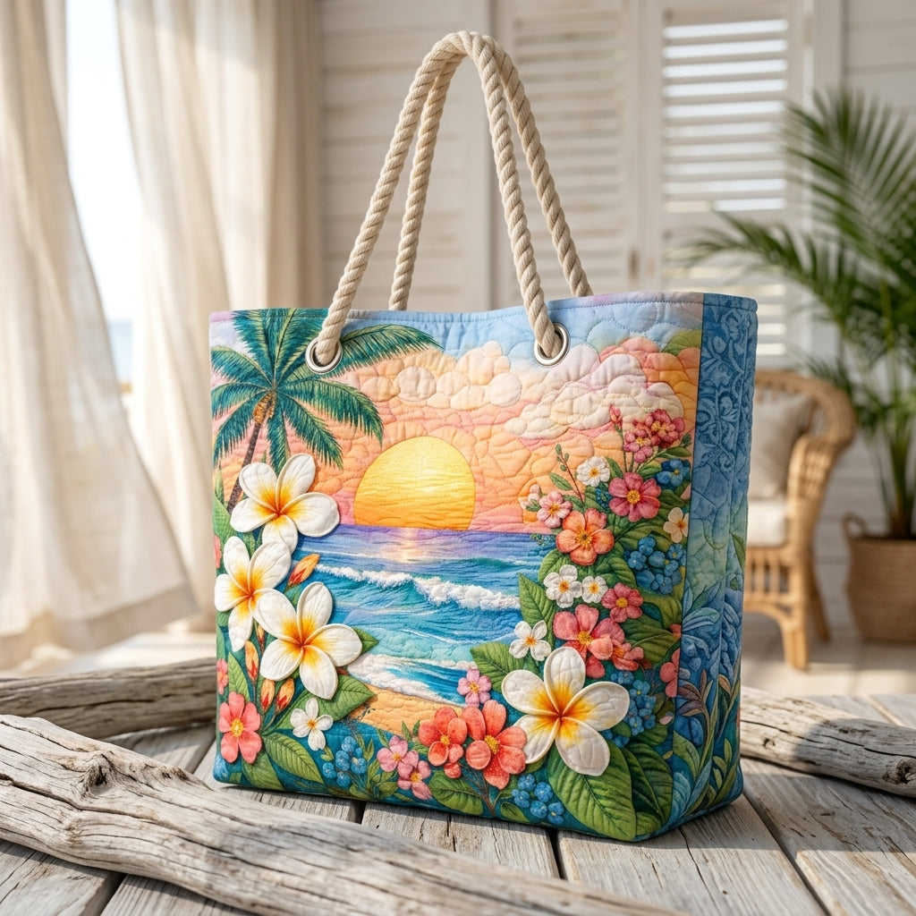Strandtasche - Warme tropische Farben