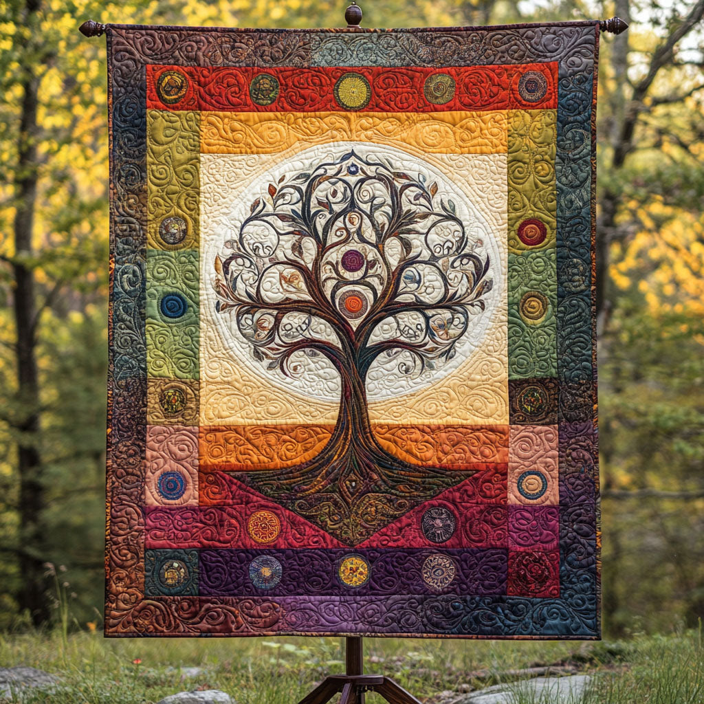Lebensbaum in Herbstfarben Kunst Hängend