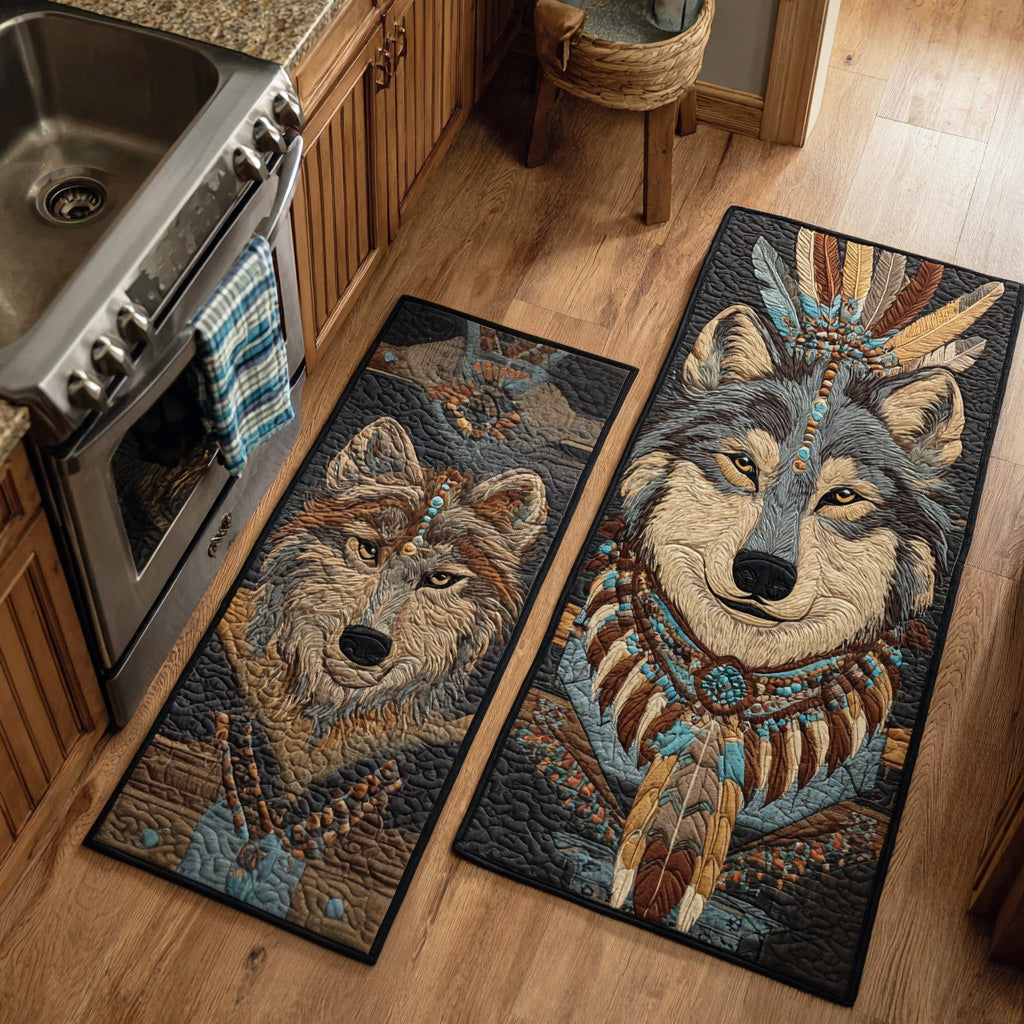 Heiliger Wolfsheulen Küchenläufer