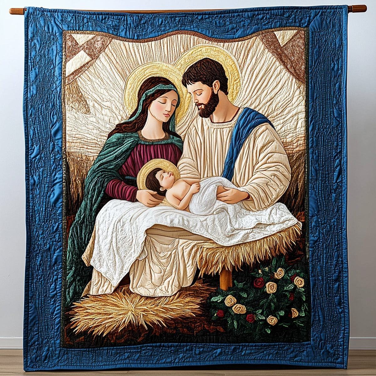 Heilige Familie mit dem Kind Kunst Wandbehang