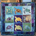 Meeresschildkröten Patchwork Refugium Decke
