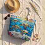Strandtasche - Schildkröten unter Wasser