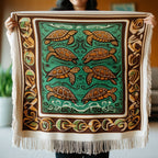 Schildkröten Schalenwunder Gewebt Sofadecke