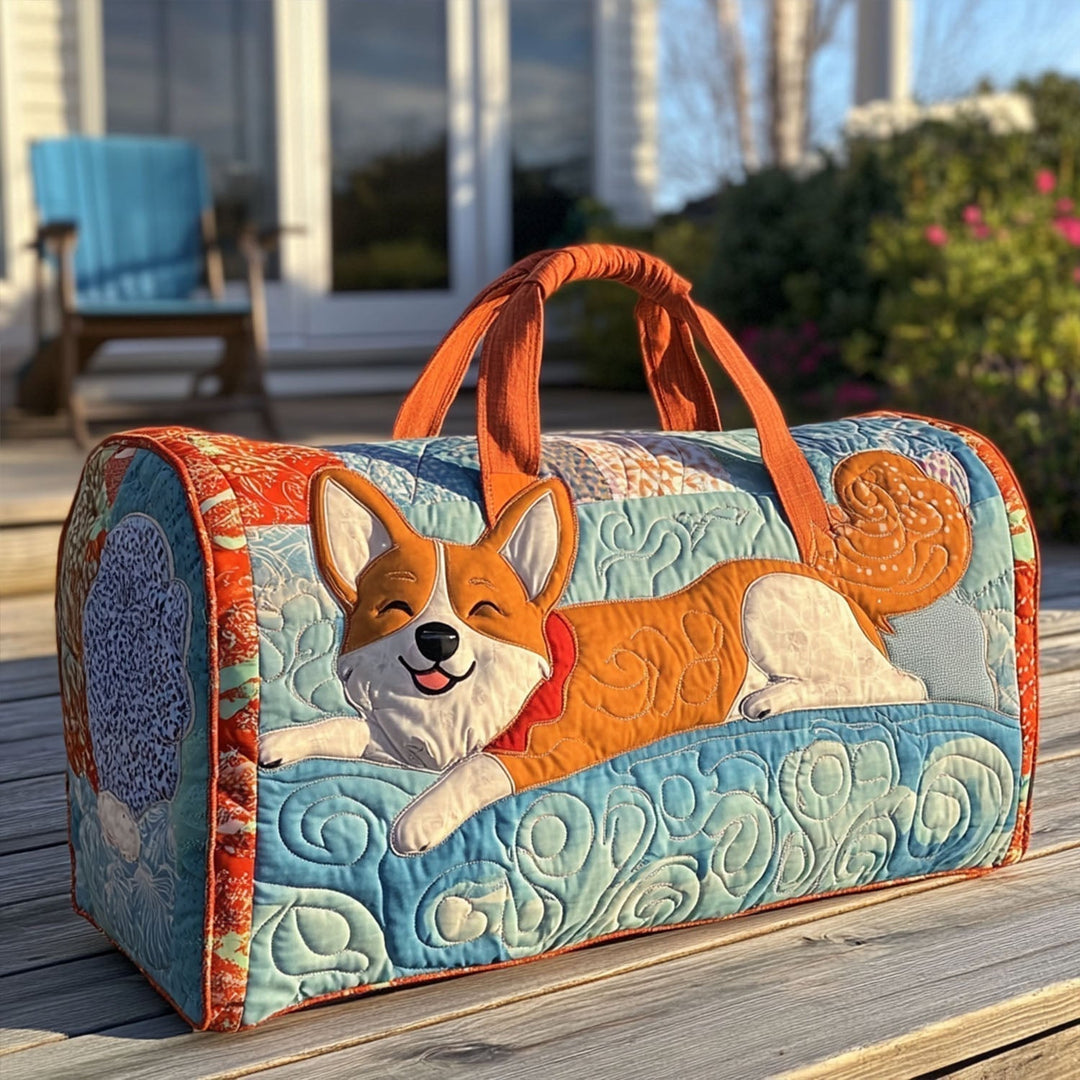 Reisetasche – Lächelnder Corgi