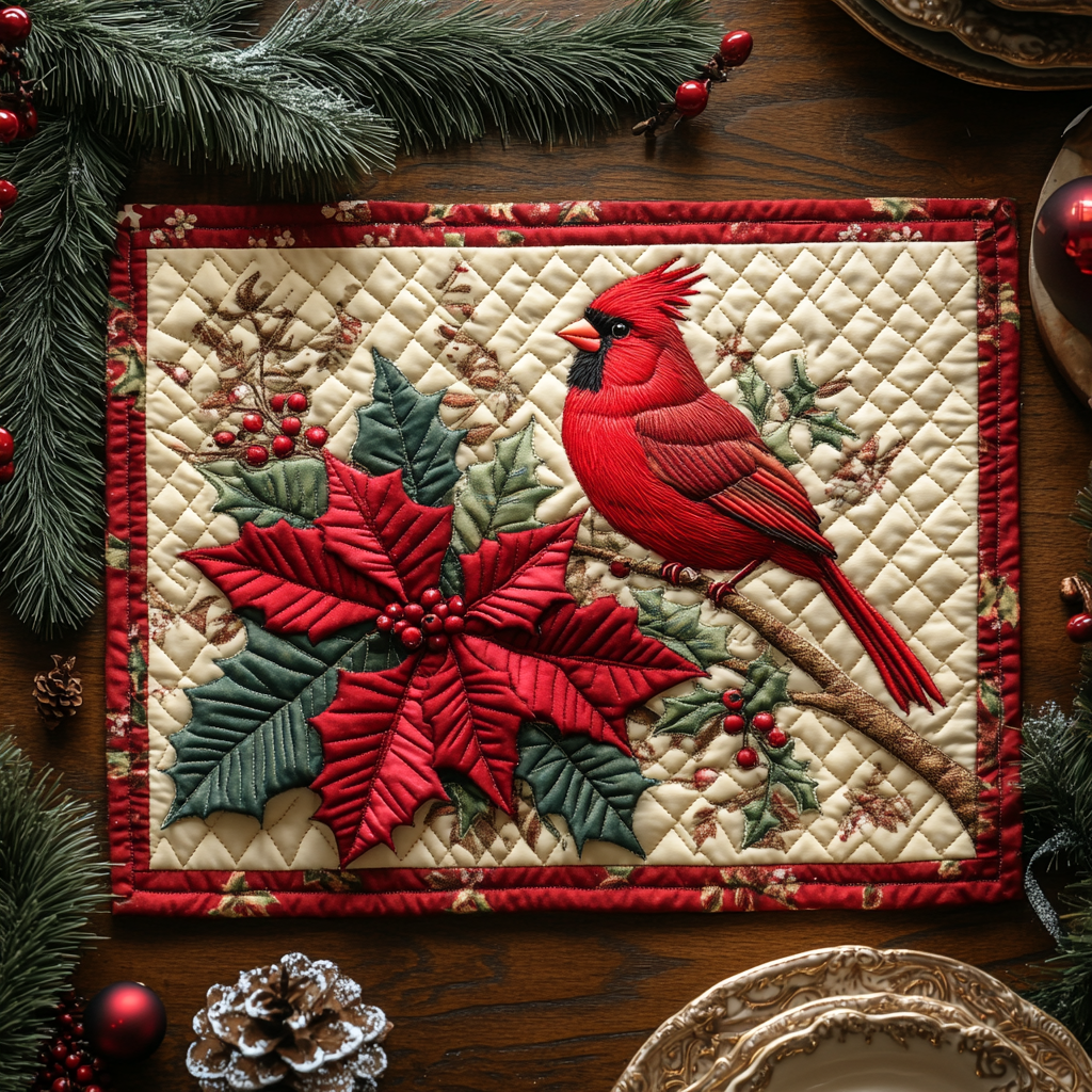Weihnachtskardinal Stern Untersetzer
