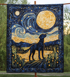 Labrador Sternennacht Decke