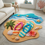 Sommer Flip Flop Strand Sonderform Decke
