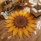 Strahlende Sonnenblume Sonderform Decke