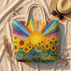 Strandtasche - Sonnenblumenfreude