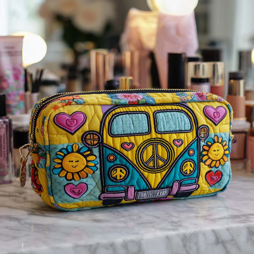 Kosmetiktasche – Sonnige Bus-Stimmung