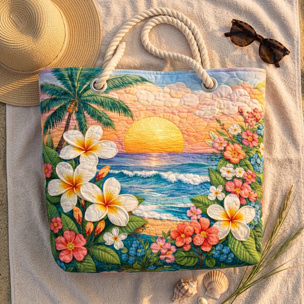 Strandtasche - Warme tropische Farben