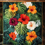 Tropischer Hibiskus Harmonie Decke