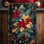 Lebendiger Weihnachtsstern Bunt Tischläufer