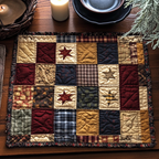 Vintage Sterne Patchwork Untersetzer