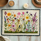 Wilde Blumenwiese Flaschen Untersetzer