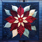 Roter Weihnachtsstern Winterblüte Decke