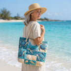 Strandtasche - Schildkröten-Patchwork