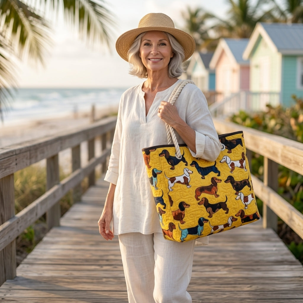 Strandtasche - Dackel-Welt