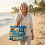 Strandtasche - Katzen am Strand