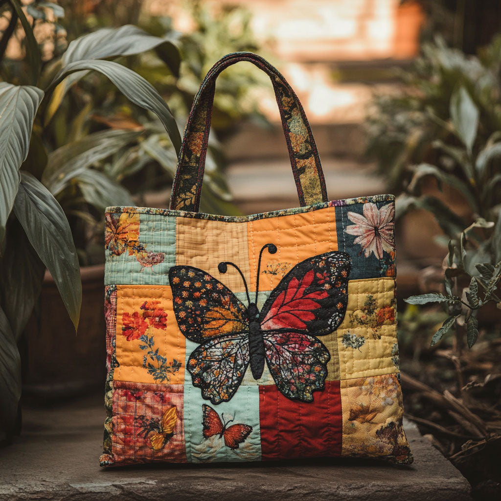 Handgemachte Tasche – Schmetterling Vintage