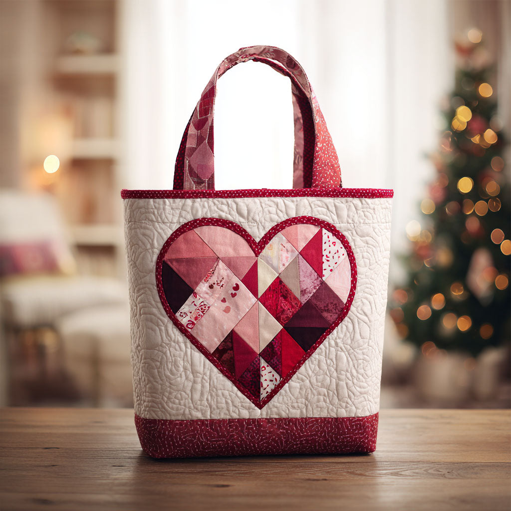 Handgemachte Tasche – Herz aus Liebe