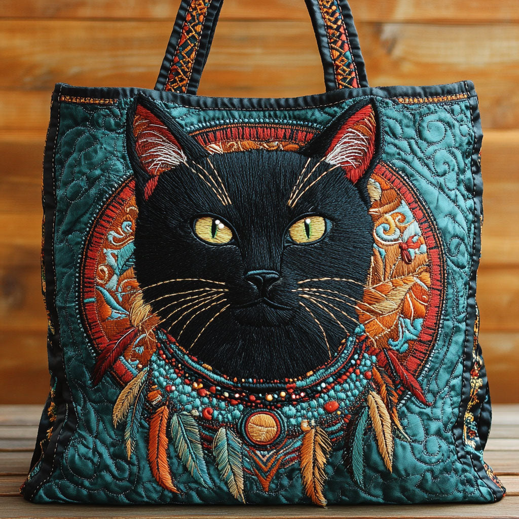 Handgemachte Tasche – Volkskunst-Katze