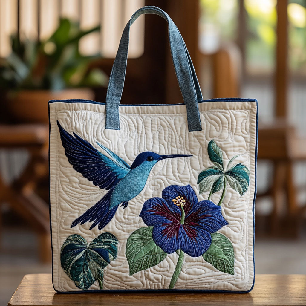 Handgemachte Tasche – Blaue Flügel