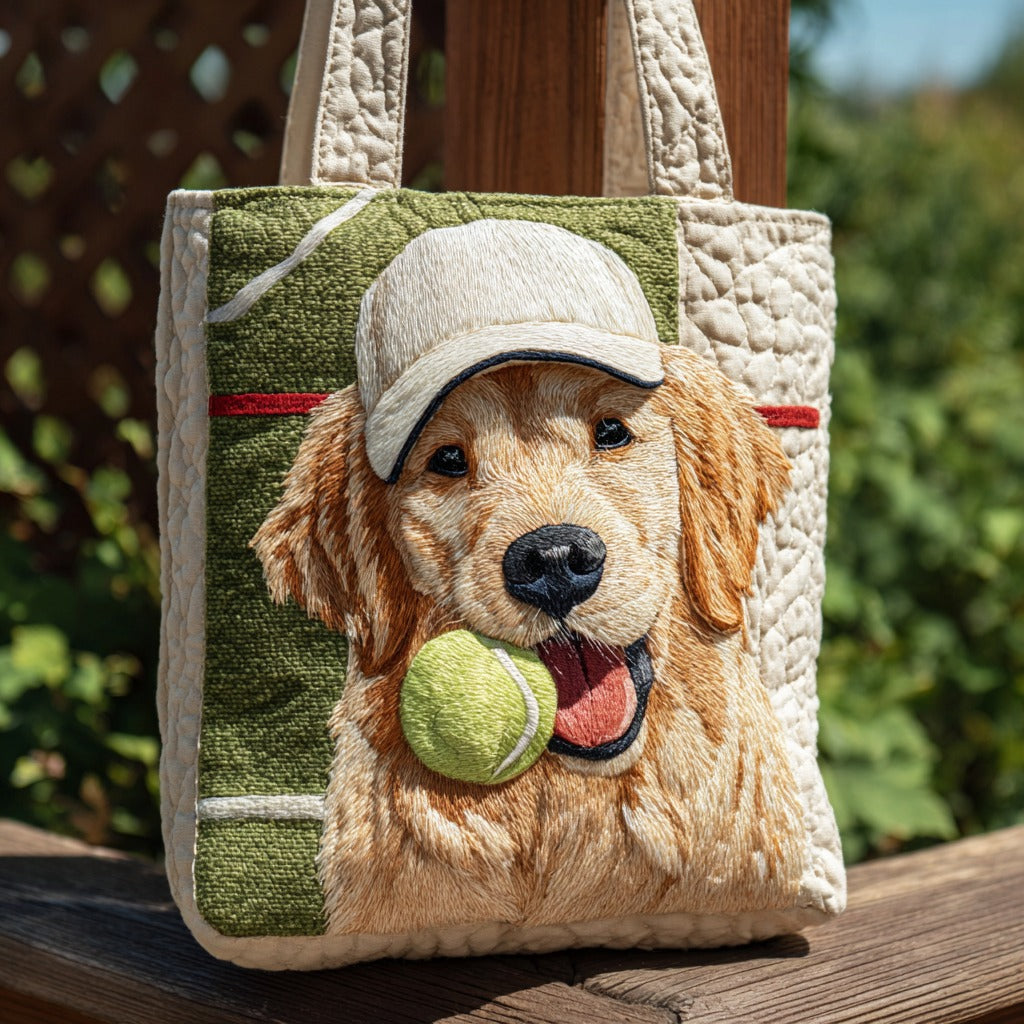 Handgemachte Tasche – Verspielter Golden Retriever