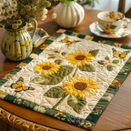 Helle Sonnenblumen Patchwork Untersetzer