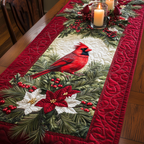 Festlicher Kardinal Weihnachtsstern Tischläufer