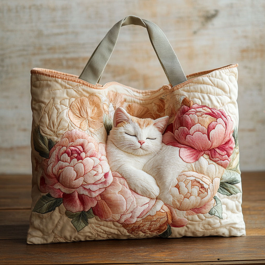 Handgemachte Tasche – Blumen Schläfchen