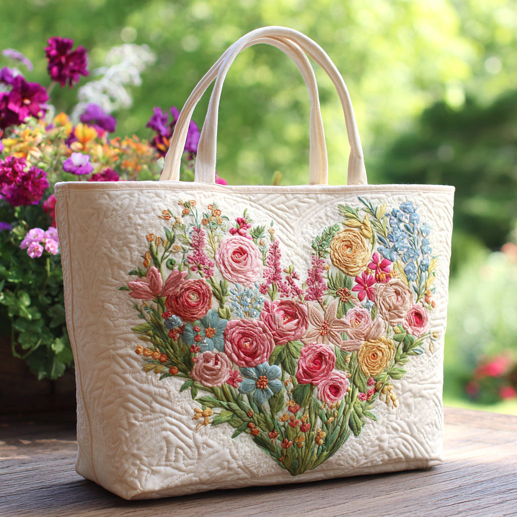 Handgemachte Tasche – Blumenliebe