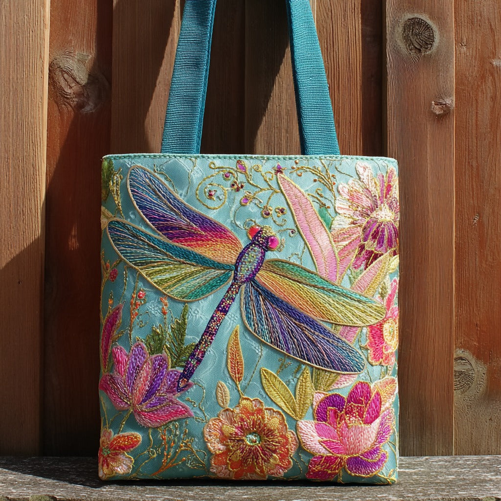 Handgemachte Tasche – Farbenfrohe Flügel