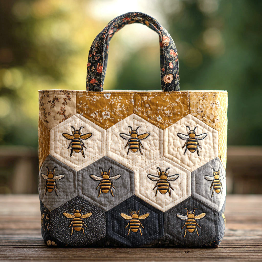 Handgemachte Tasche – Charmante Honigbienen