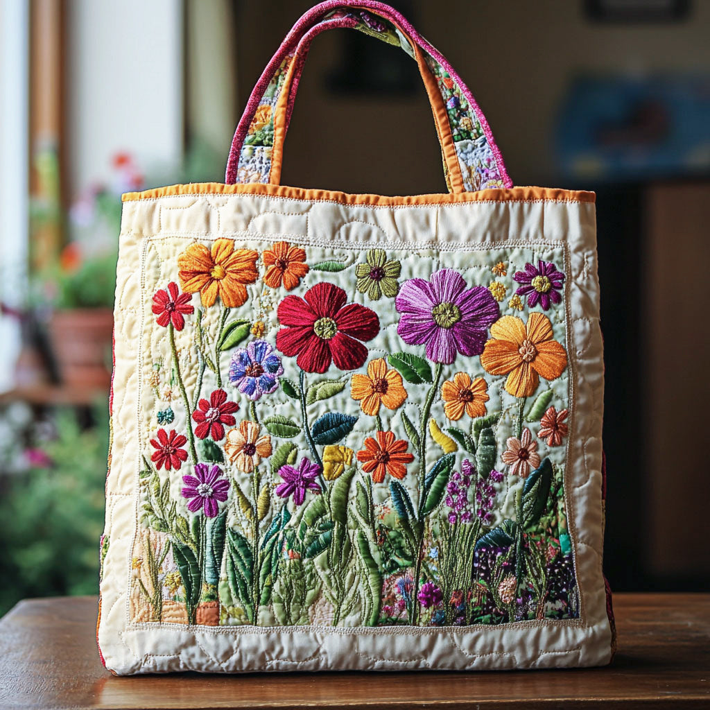 Handgemachte Tasche – Blühende Garten