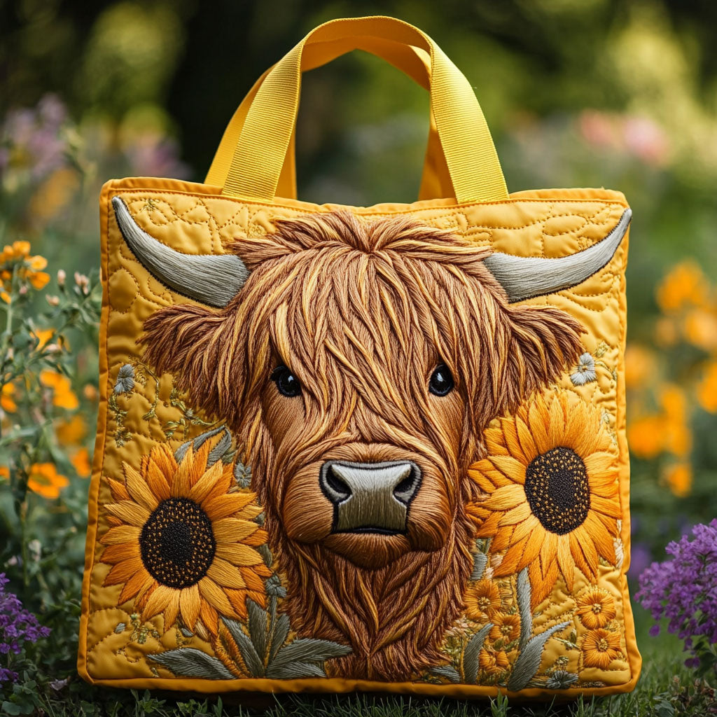 Handgemachte Tasche – Highland-Kuh