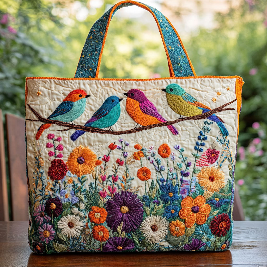 Handgemachte Tasche – Vogelsammlung