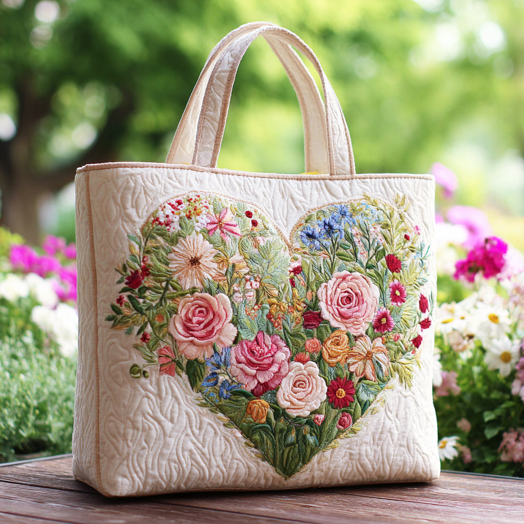 Handgemachte Tasche – Blühende Liebe