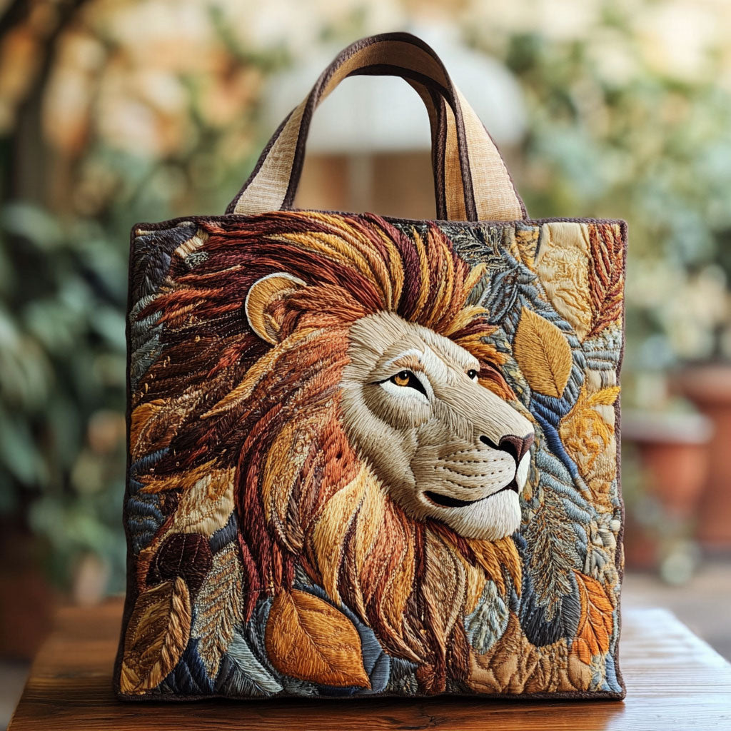 Handgemachte Tasche – Charmanter Löwe