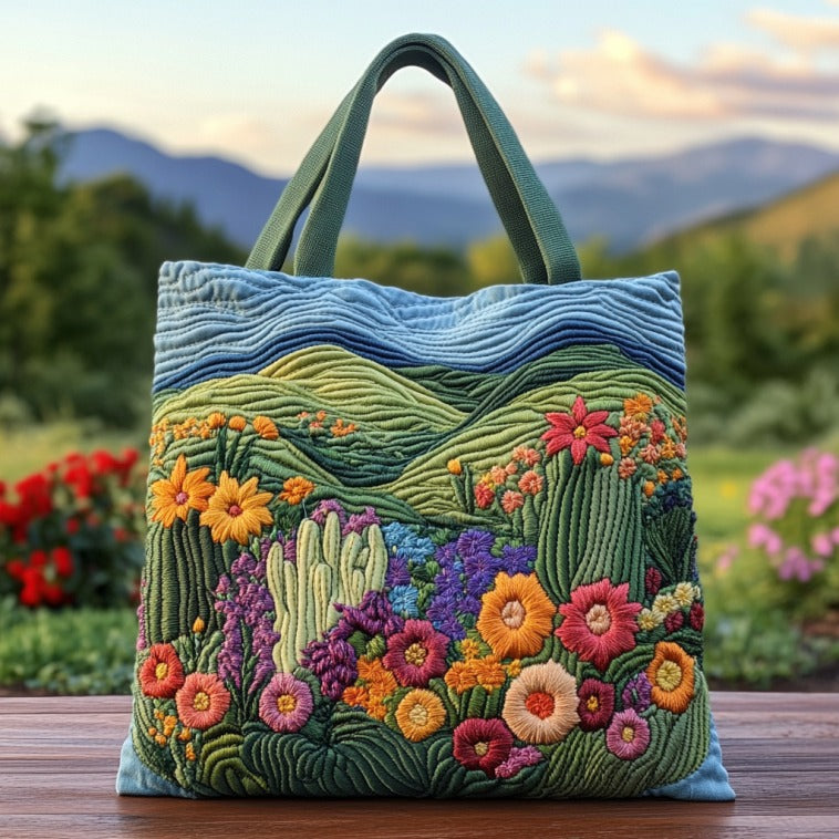 Handgemachte Tasche – Kaktusgarten