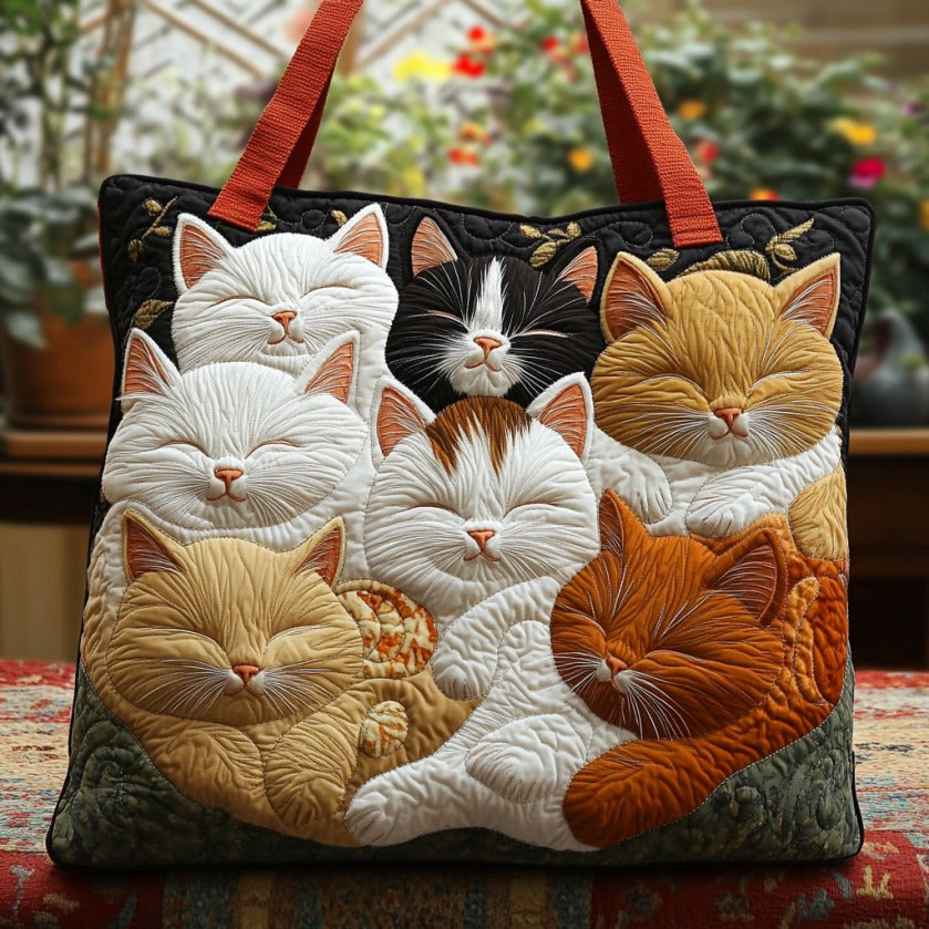 Handgemachte Tasche – Schlafende Katzen