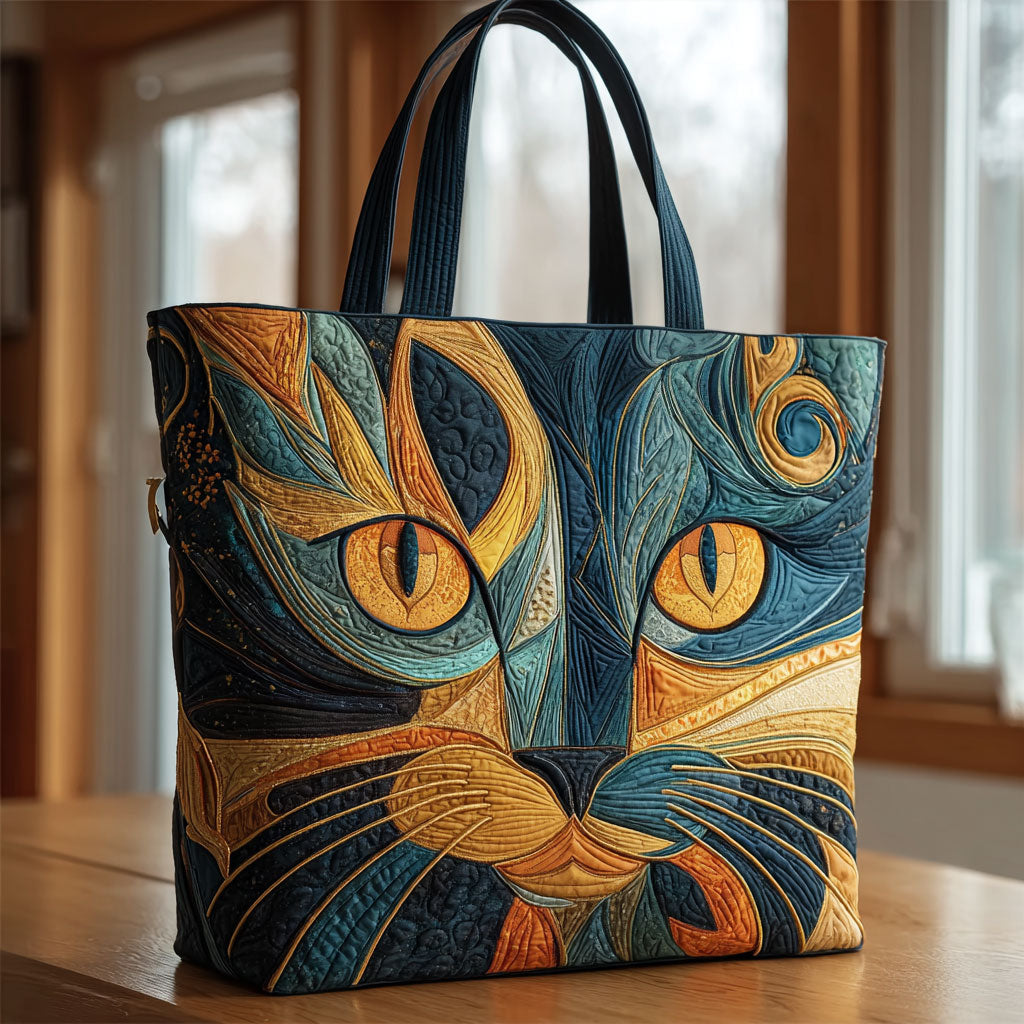 Handgemachte Tasche – Bernsteingelbe Augen