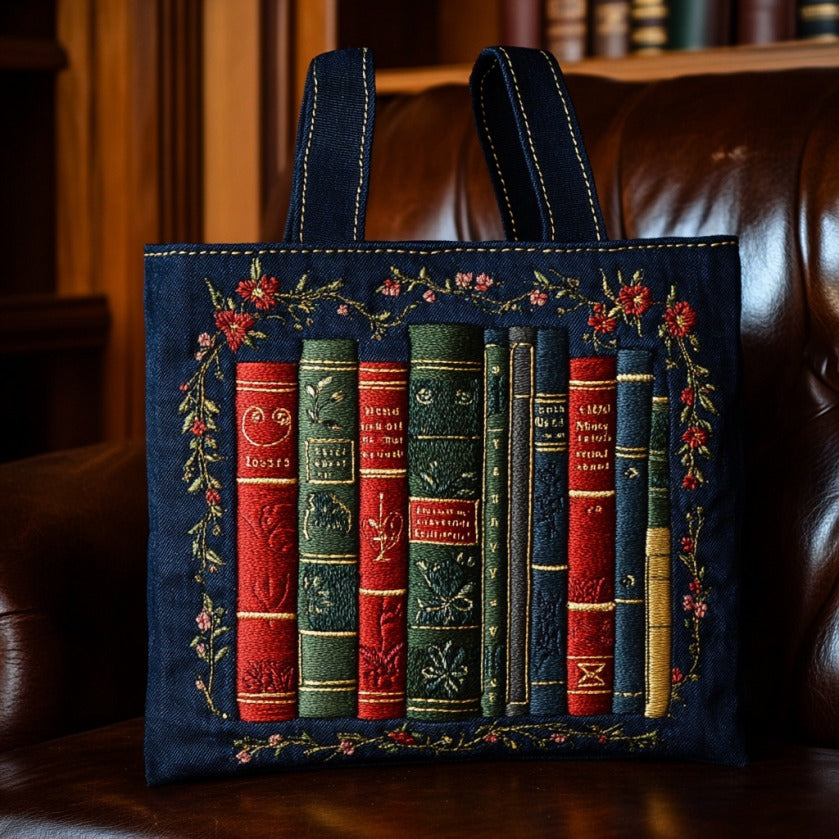Handgemachte Tasche – Alte Bücher