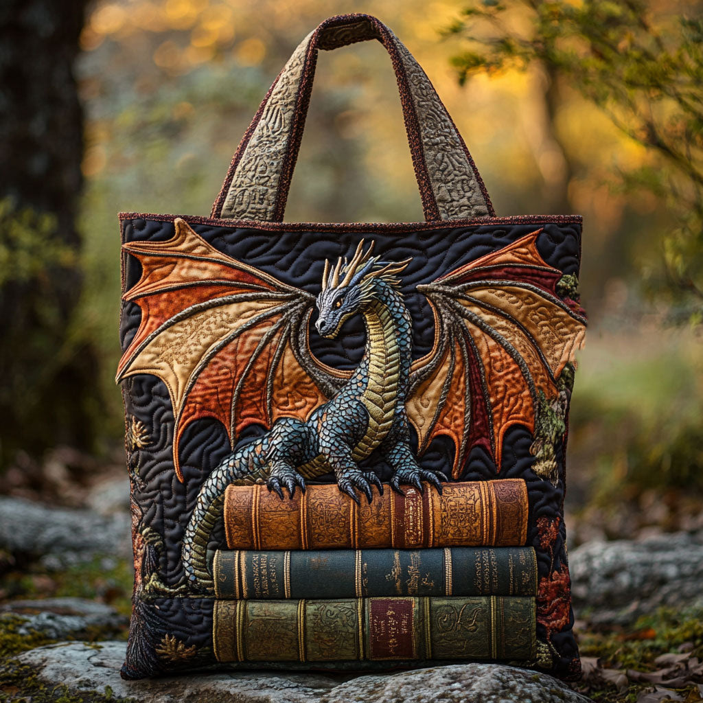 Handgemachte Tasche – Drache im Schatten