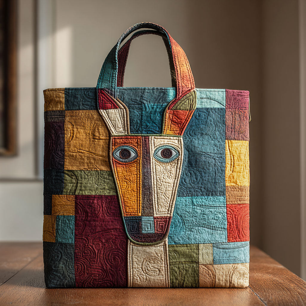 Handgemachte Tasche – Patchwork-Pferde