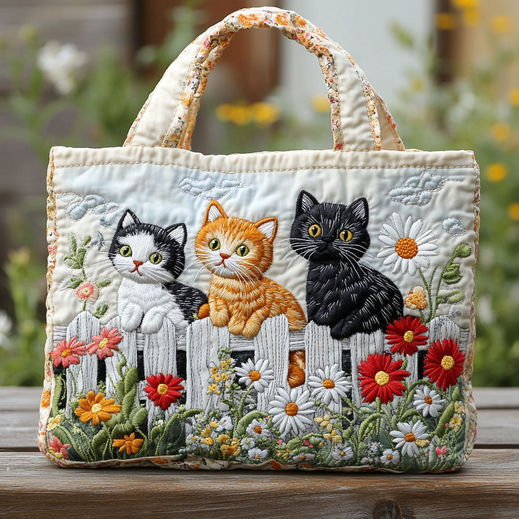 Handgemachte Tasche – Träumende Kätzchen